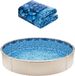 Vevor Zwembadbekleding Blauw Vinyl 549x147cm