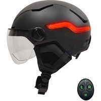 T'nB LED-fietshelm met automatisch remlicht Urban Moov Vizion Maat M Zwart