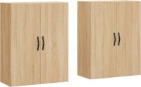 vidaXL Hangkasten Sonoma Eiken Bewerkt Hout 2 stuks