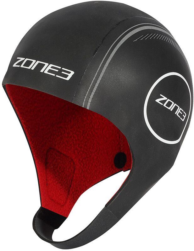 Zone3 Heat-Tech Neoprene Swim Cap - Black - Size S