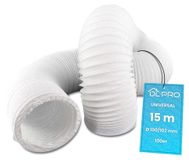 Merkloos Flexibele afvoerslang van 15 meter voor airconditioning en afzuigkap - Ø100/102 mm