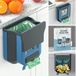 Shenzhen Haorui Industrial Technology Co., Ltd. Seau pliable, sac poubelle, tiroir, composteur avec couvercle, 2400 ml, Bleu