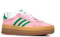 Adidas GAZELLE BOLD W Damen Sneaker Rosa Leder Größe 43 1/3