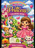 Princess & Prince Coloring Book for Kids Ages 3–9: Fun and Easy Fairy Tale Coloring Pages with Cute Royal Characters, Castles, Crowns, and Magical Adventures for Boys & Girls