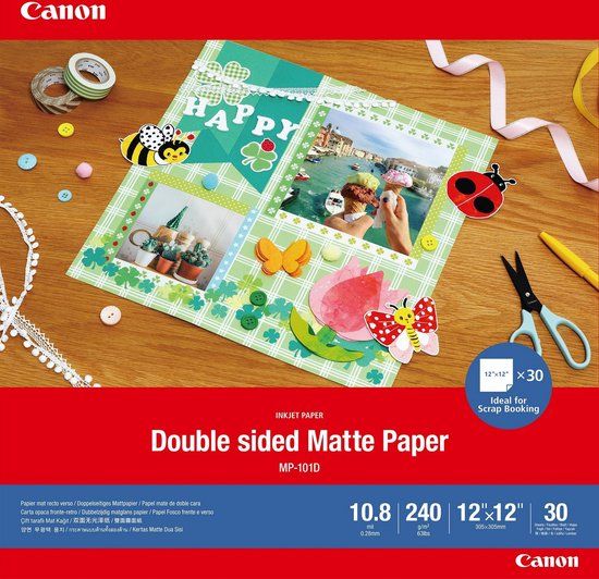 Canon 4076C007 fotopapier Mat - 30 vellen - Multi