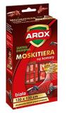 AROX Moustiquaire 130x150 cm, blanche + système de fixation Velcro