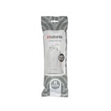 Brabantia 2x Sacs Poubelles PerfectFit avec Fermeture à Cordon Code H 50-60 Litres 10 sacs
