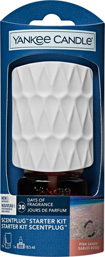 Yankee Candle Electric Base Organic Pink Sands + Refill - 100 g - Citrus-fruitig