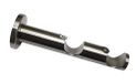 GARDINIA Combi-beugel 2-Run Open voor Ø 25/25 mm roestvrij staal Optiek 8/6 cm
