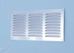 Gavo schoepenrooster 300x250mm - 1-36025W - buitenrooster - aluminium - wit