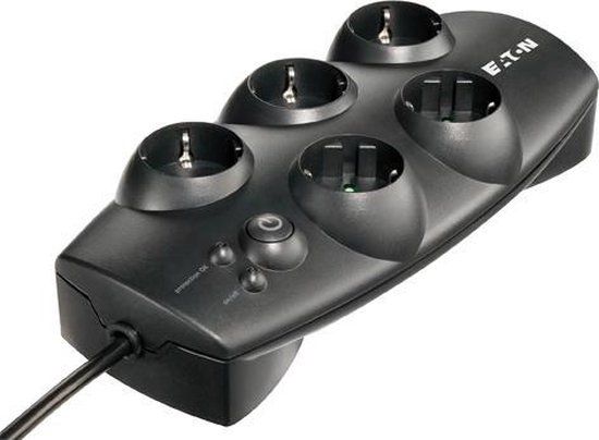Eaton Protection Box 5 DIN - Overspanningsbeveiliging - 5 AC-uitgangen - Zwart