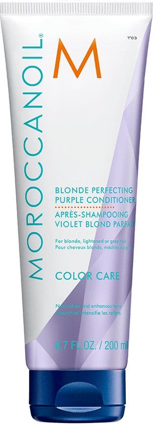Moroccanoil Purple Perfecting Conditioner - 200ml - For Blonde & Color Treated Hair