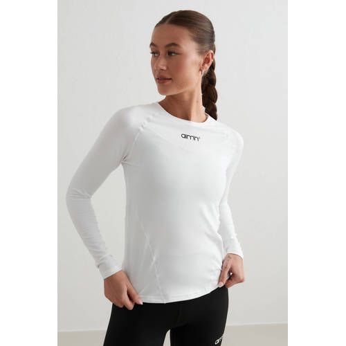 Aim'n sportshirt Soft Basic wit