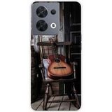1001 coques Oppo Bedrukt siliconen hoesje compatibel met Oppo Reno 8 5G Guitare