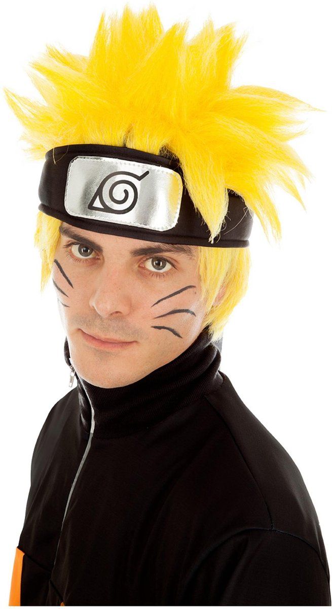 CHAKS - Naruto Shippuden Pruik - Geel - Volwassenen