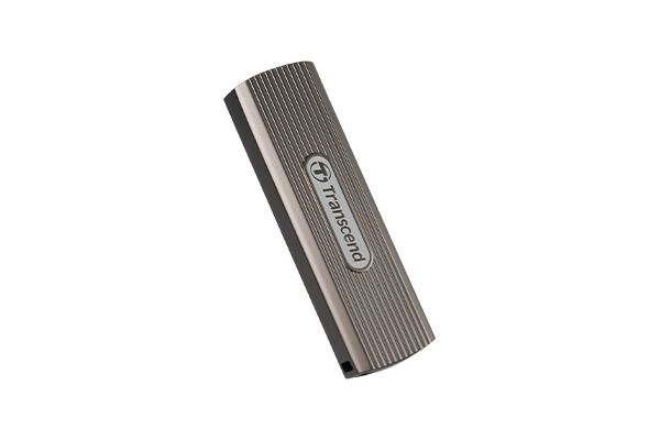 Transcend ESD330C 1 TB Portable SSD - 950 MB/s Read/Write - Silver