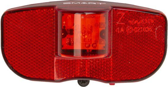Smart Achterlicht Bagagedrager Led Rood/zwart
