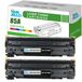 HP Cartouche de toner pour HP LaserJet Pro, CE285A, noir, pack de 2