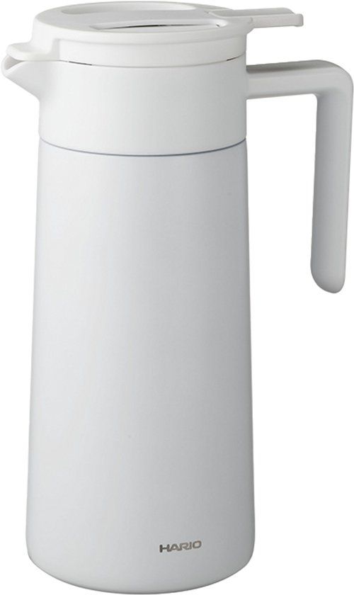 HARIO Dubbelwandige Thermal Pot met Keramische Coating - 800mL - Wit