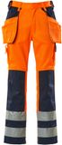 Mascot Safe Compete Pantalon avec poches holster 09131-860 - hi-vis orange/marine - C50