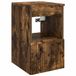 vidaXL Armoire de salle de bain chêne fumé 30 x 41 x 50 cm bois transformé