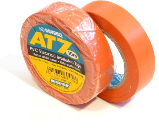 ADVANCE AT7 PVC - Isolatietape - 15mm x 10m - Oranje