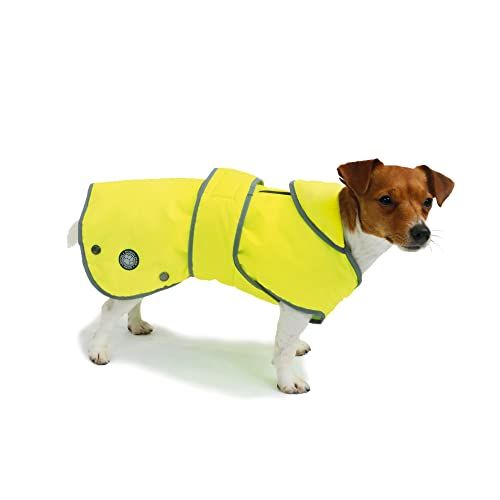 Ancol Muddy Paws Stormguard Dog Coat Hi-Vis Medium (40cm Length or 54-68cm Girth)