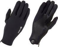 AGU Neopreen Handschoenen - Fietshandschoenen - Winterhandschoenen - Met Rits - 2mm Super Stretch - Waterbestendig - Unisex - Zwart - M