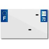 Top Plaq Blanco PVC nummerplaatstrip Top Plaq 72