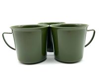 Mok Kinderbeker 180 ml 3 stuks set plastic bekers plastic beker olijf