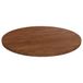 VidaXL Tafelblad rond Ø40x1,5 cm bewerkt massief eikenhout donkerbruin