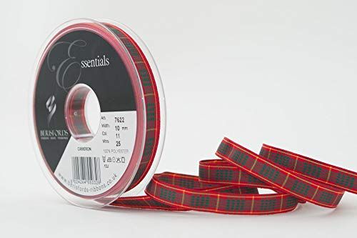 Berisfords Polyester Tartan, Cameron, 4 x 10,4 x 1,6 cm