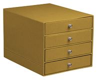 RHODIA 194568C - Ladenbox met 4 Laden Goud