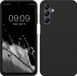 kwmobile telefoonhoesje geschikt voor Samsung Galaxy A16 5G - Hoesje met siliconen coating - Smartphone case in donkergrijs