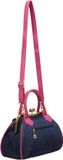 Gaya Handtas Fuchsia Denim