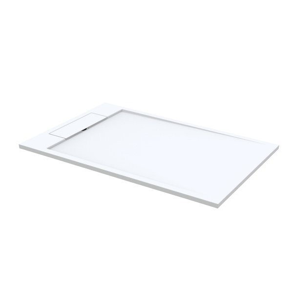 Best Design Decent douchebak 180x90x4.5cm solid surface wit mat 4011600