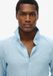 Superdry Linnen Vacation overhemd met borduursel Heren Lange mouwen shirts XXL Sea blue chambray