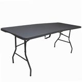 WERKA PRO Klaptafel, rechthoekig, grijs, 239 x 74 x 74 cm