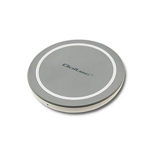 Qoltec Inductie Wireless Charger Ring - 10W - Grijs