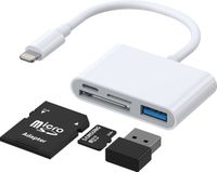 JOYROOM Lightning naar USB OTG Kaartlezer - Wit