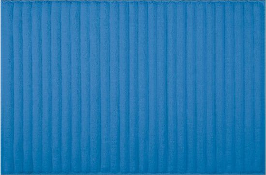 Spirella Badmat Katoen – Antislip Badkamermat van 100% Katoen – Wasbaar op 40°C – Geschikt voor Droger – Blauw