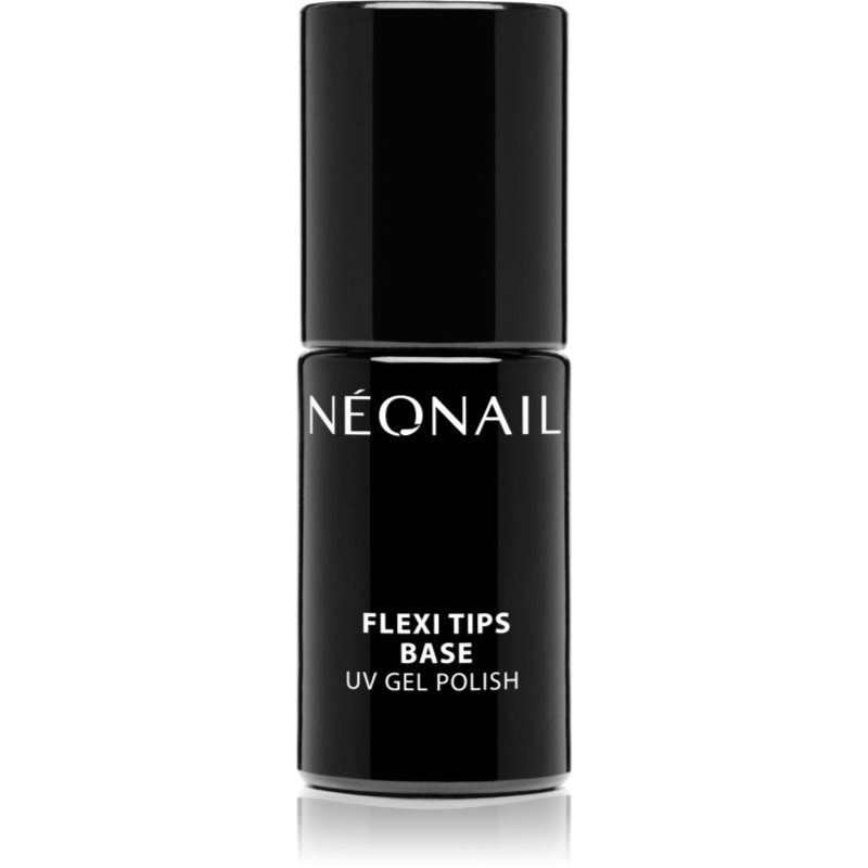 NeoNail NÉONAIL UV-Nagellak - Base Coat Gel UV - Nail Glue - Flexi Tips Base 7,2 ml - NÉONAIL Onderlak voor Kunstnagel - Gel Nagel