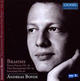 Outhere Andreas Boyde - Brahms: The Complete Works For Solo Piano Vol.4 (CD)