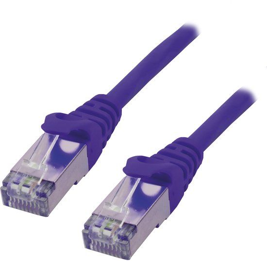 Mcl MCL Cable RJ45 Cat6 1.0 m Purple netwerkkabel Paars 1 m F/UTP (FTP)