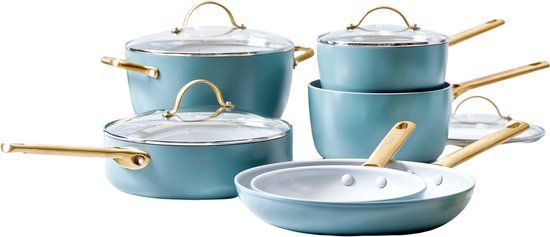 GreenPan Padova Reserve Pannenset 10-delig Sky Blue