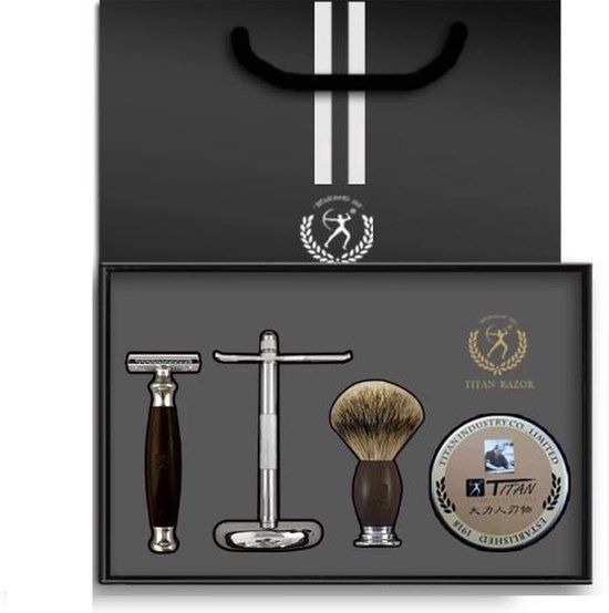 Klassiek Scheerset + Missan Kam Set - Safety Razor - Classic scheermes - Cadeau voor hem