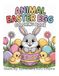 Animal Easter Egg Coloring Book