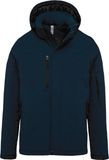 Kariban Gewatteerde softshell herenparka met capuchon K650 - Navy - M