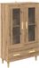 vidaXL Highboard Artisan Eiken 70 x 31 x 115 cm Bewerkt hout
