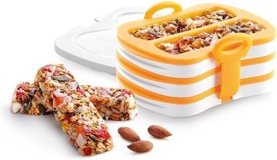 Tescoma Della Casa Fruit Bar Mold - Orange - Silicone - Dishwasher Safe